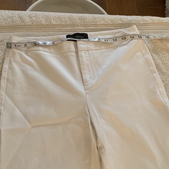 Kobi Halperin from Bloomies stunning white cotton blended luxury stretchy pants - Picture 7 of 12
